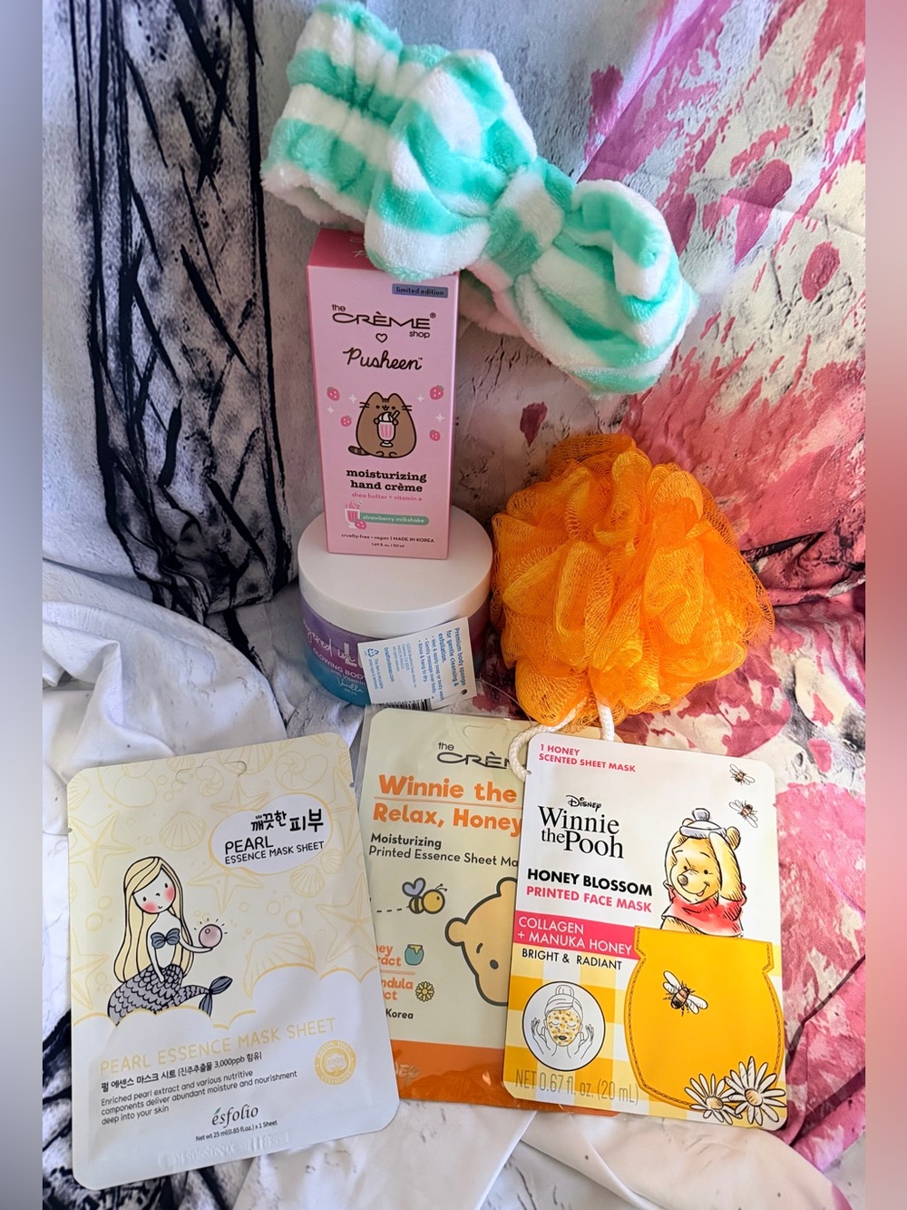 Bath Bundle body scrub, lotion, masks S15